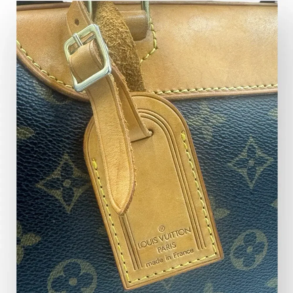Monogram Deauville Handbag Boston Bag LV Satchel Made in France